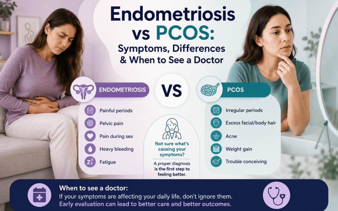 Endometriosis vs PCOS: Symptoms, Differences & When to See a Doctor 